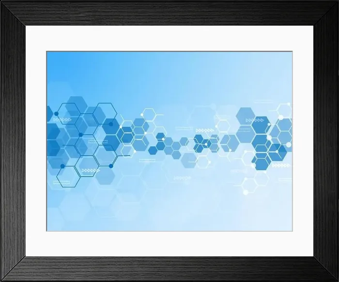 Framed Print : Abstract background medical substance and molecules. Vector illustrations Framed Print : Abstract background medical substance and molecules. Vector illustrations