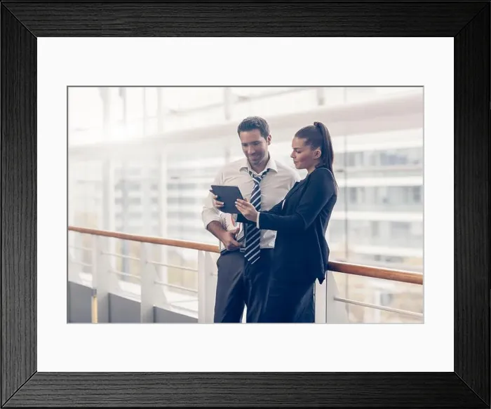 Framed Print : Business people meeting and sharing ideas Framed Print : Business people meeting and sharing ideas