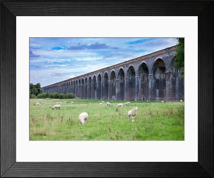 Framed Print : Harringworth Viaduct known as the Welland Viaduct, Rutland Framed Print : Harringworth Viaduct known as the Welland Viaduct, Rutland