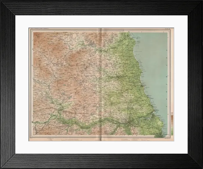 Framed Print : NORTHUMBERLAND. Newcastle-upon-Tyne Morpeth Sunderland Hexham. LARGE, 1903 map Framed Print : NORTHUMBERLAND. Newcastle-upon-Tyne Morpeth Sunderland Hexham. LARGE, 1903 map
