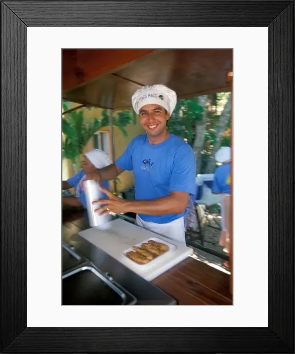 Framed Print : Mexico, Riviera Maya, Puerto Aventuras, Taco Paco Framed Print : Mexico, Riviera Maya, Puerto Aventuras, Taco Paco