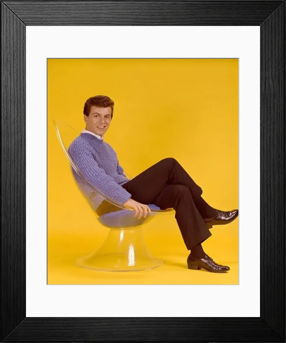 Framed Print : Dion in publicity portrait 1960 Framed Print : Dion in publicity portrait 1960