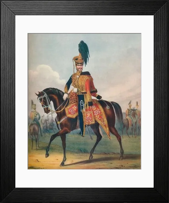 Framed Print : Officer of the 10th (the Prince of Wales's Own) Royal Regiment of Hussars Framed Print : Officer of the 10th (the Prince of Wales's Own) Royal Regiment of Hussars