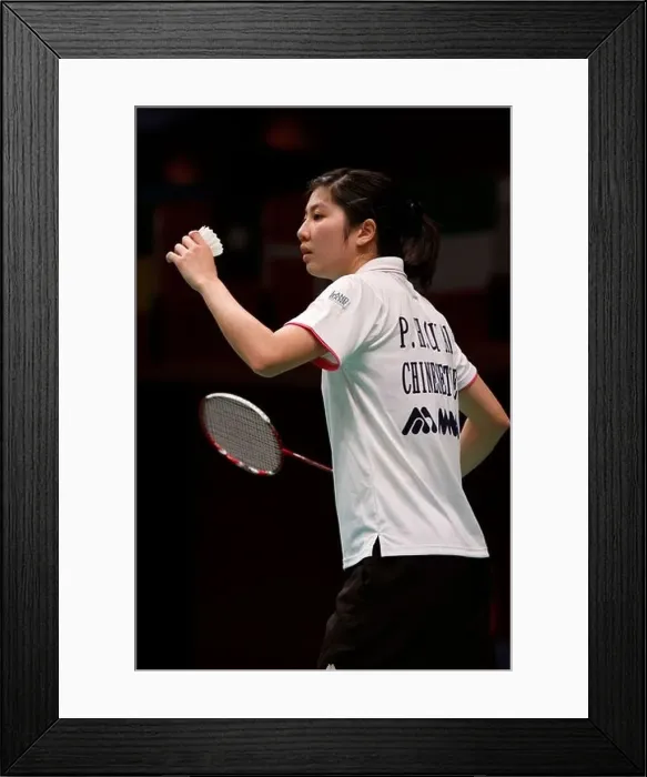 Framed Print : Badminton player Pei Hsin Chiang from Chinese Taipei Framed Print : Badminton player Pei Hsin Chiang from Chinese Taipei
