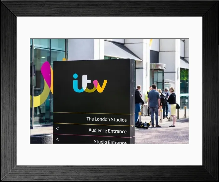 Framed Print : ITV London Studios, Southbank, London, England, U.K Framed Print : ITV London Studios, Southbank, London, England, U.K