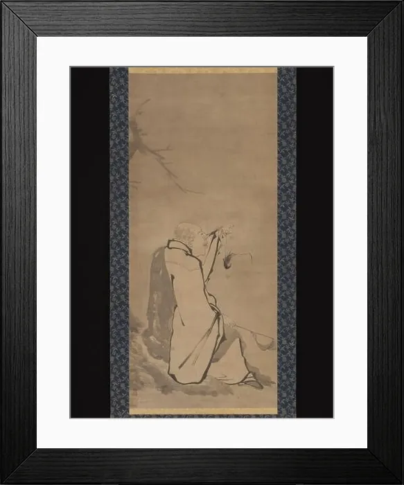 Framed Print : Priest Xianzi second half of the 16th century–early 17th century Unkoku T Framed Print : Priest Xianzi second half of the 16th century–early 17th century Unkoku T