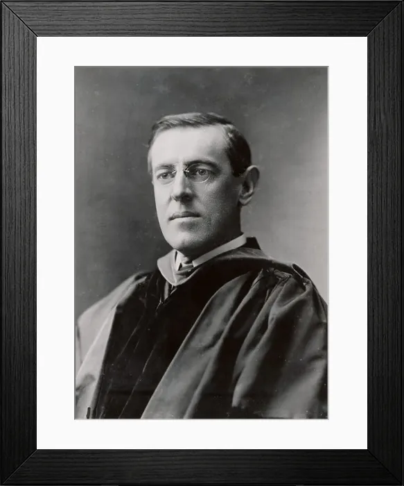 Framed Print : Thomas Woodrow Wilson ((1856-1924) 28th President of the USA 1913-1921 Framed Print : Thomas Woodrow Wilson ((1856-1924) 28th President of the USA 1913-1921