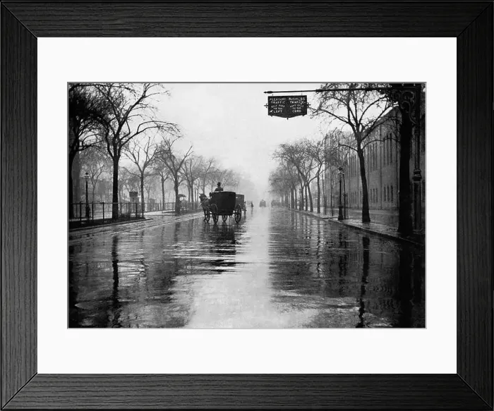 Framed Print : Rainy Day, New York City Framed Print : Rainy Day, New York City