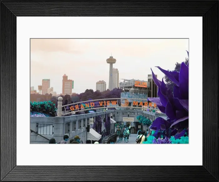 Framed Print : The Grand View Marketplace in Niagara Falls, Ontario, Canada Framed Print : The Grand View Marketplace in Niagara Falls, Ontario, Canada