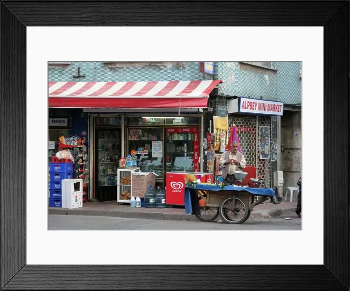 Framed Print : Europa Europe Tuerkei Türkei Turkey Istanbul Laleli Kumkapi