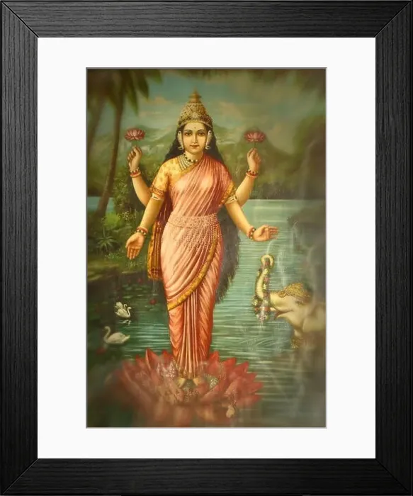 Framed Print : Goddess Lakshmi painting, Idar, Edar, Modasa, Sabarkantha, Gujarat, India, Asia Framed Print : Goddess Lakshmi painting, Idar, Edar, Modasa, Sabarkantha, Gujarat, India, Asia