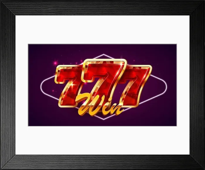 Framed Print : Big win 777 banner. Sign with golden letters. Online casino. Vector illustration Framed Print : Big win 777 banner. Sign with golden letters. Online casino. Vector illustration