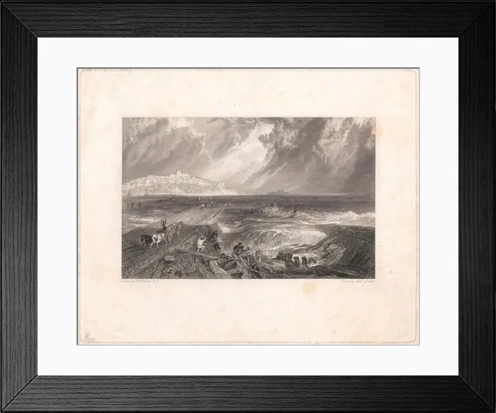 Framed Print : Rye, Sussex, Print made by Edward Alfred Goodall Framed Print : Rye, Sussex, Print made by Edward Alfred Goodall