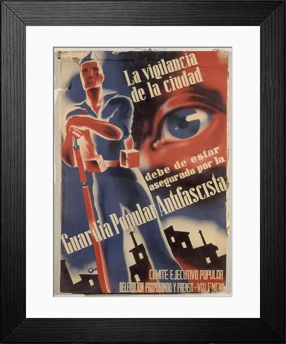 Framed Print : CARTEL GUARDIA CIVIL - LA VIGILANCIA DE LA CIUDAD. Location: ARCHIVO HISTORICO NACIONAL, SALAMANCA, SPAIN Framed Print : CARTEL GUARDIA CIVIL - LA VIGILANCIA DE LA CIUDAD. Location: ARCHIVO HISTORICO NACIONAL, SALAMANCA, SPAIN