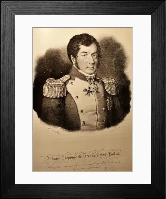 Framed Print : Deutsch: Johann Nepomuk von Poissl Framed Print : Deutsch: Johann Nepomuk von Poissl