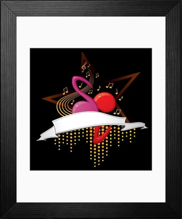 Framed Print : Design for music cd cover Framed Print : Design for music cd cover