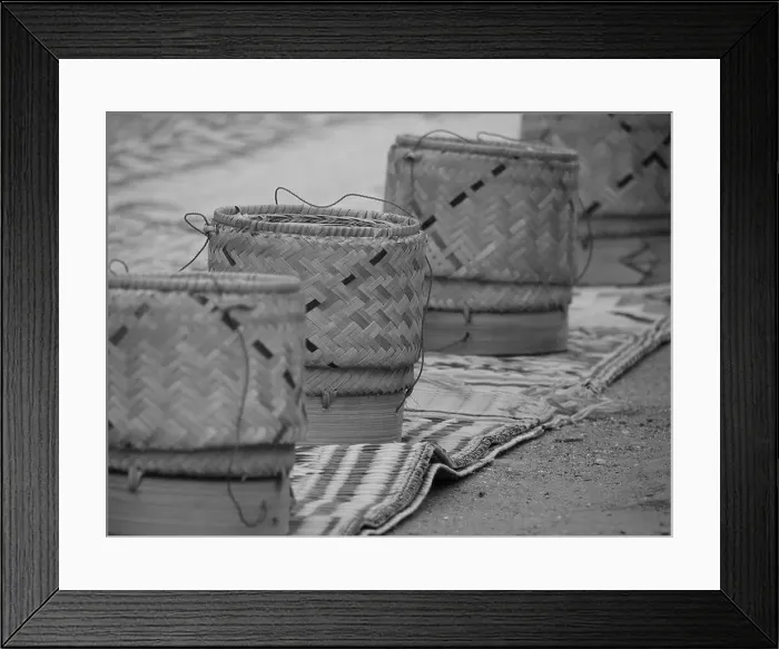 Framed Print : Sticky rice basket in Luang Prabang Framed Print : Sticky rice basket in Luang Prabang