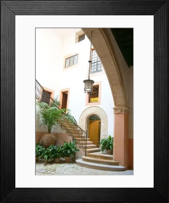 Framed Print : Can Dusai (s.XVI-XVII).Centro historico.Palma.Mallorca.Illes Balears.España Framed Print : Can Dusai (s.XVI-XVII).Centro historico.Palma.Mallorca.Illes Balears.España