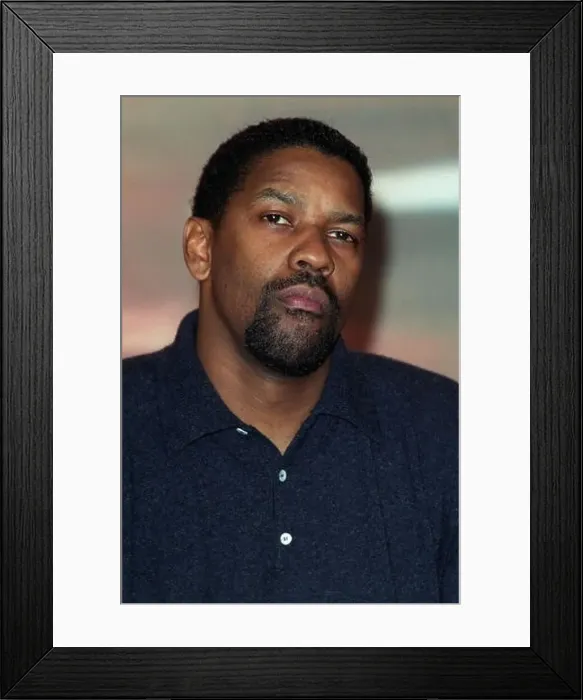 Framed Print : DENZEL WASHINGTON 23 February 2000 Framed Print : DENZEL WASHINGTON 23 February 2000