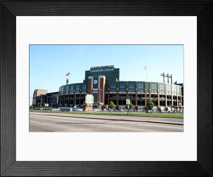 Framed Print : Green Bay, Wisconsin, Lambeau Field home of the NFL Green Bay Packers Framed Print : Green Bay, Wisconsin, Lambeau Field home of the NFL Green Bay Packers