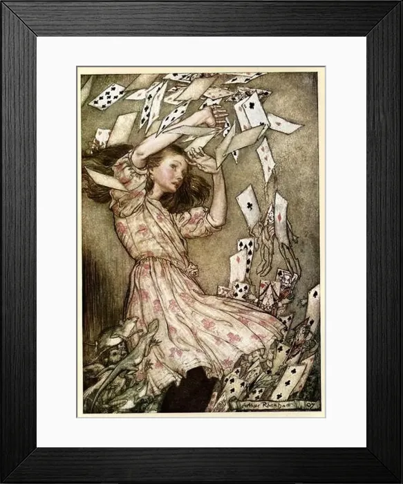 Framed Print : Illustration by Arthur Rackham Alice's Adventures in Wonderland Framed Print : Illustration by Arthur Rackham Alice's Adventures in Wonderland