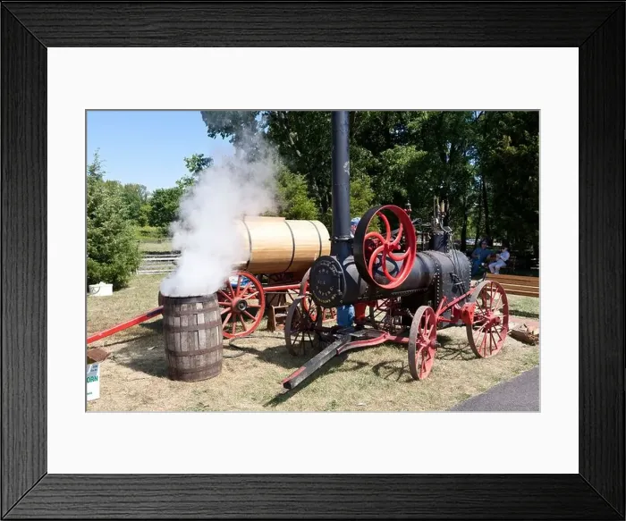 Framed Print : Portable steam engine manufactured by the Hagerstown Steam Engine & Machine Company Framed Print : Portable steam engine manufactured by the Hagerstown Steam Engine & Machine Company