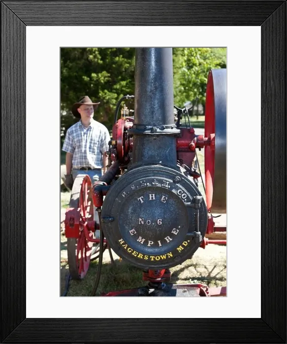 Framed Print : Portable steam engine manufactured by the Hagerstown Steam Engine & Machine Company Framed Print : Portable steam engine manufactured by the Hagerstown Steam Engine & Machine Company
