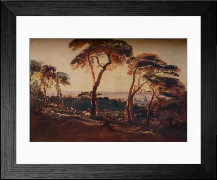 Framed Print : Greenwich Park, c1822. Artist: Peter de Wint Framed Print : Greenwich Park, c1822. Artist: Peter de Wint