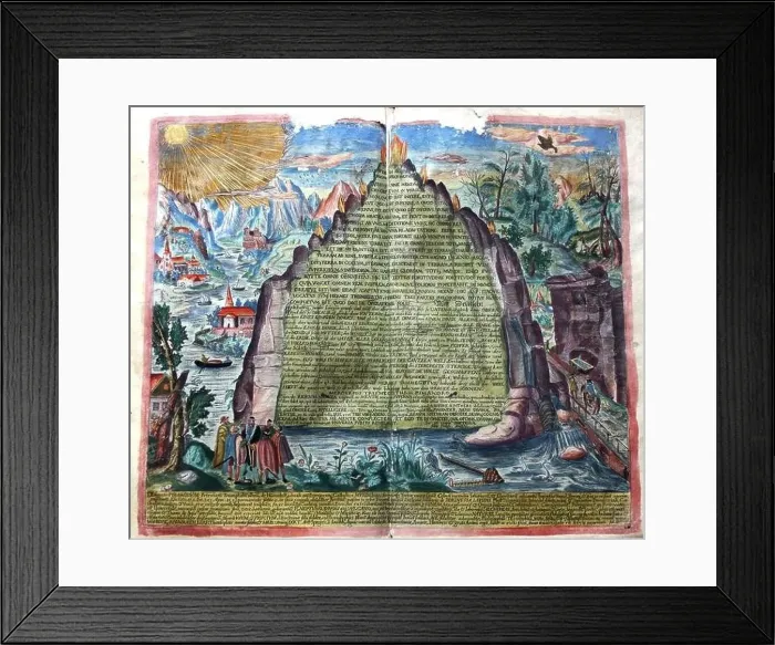 Framed Print : Tabula Smaragdina (Emerald Tablet of Hermes Trismegistus) Framed Print : Tabula Smaragdina (Emerald Tablet of Hermes Trismegistus)