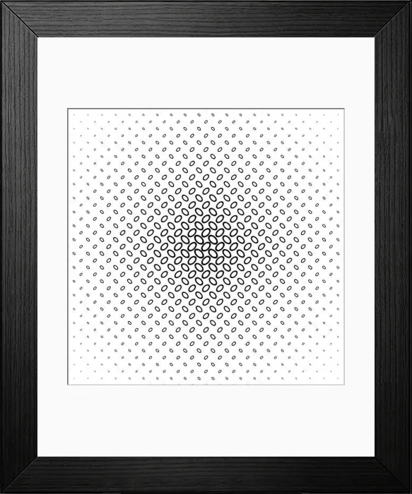 Framed Print : Abstract ellipse pattern background design Framed Print : Abstract ellipse pattern background design