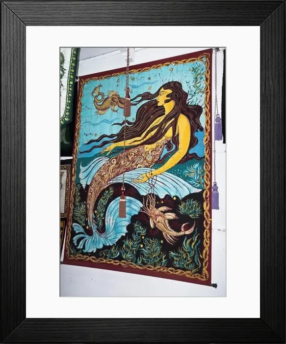 Framed Print : dh Batik shop GALLE SRI LANKA Batiks wall hanging artwork display art pattern fabric painting Framed Print : dh Batik shop GALLE SRI LANKA Batiks wall hanging artwork display art pattern fabric painting