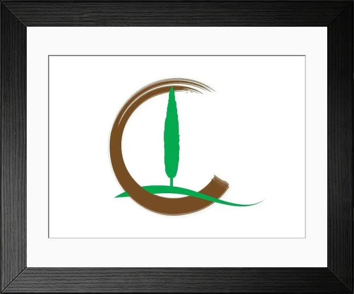 Framed Print : Cypress icon. Simple illustration of cypress vector icon for web Framed Print : Cypress icon. Simple illustration of cypress vector icon for web