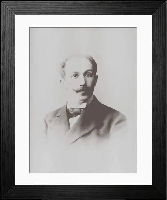 Framed Print : Portrait of the composer Robert Kahn (1865-1951). Museum: PRIVATE COLLECTION. Author: ANONYMOUS