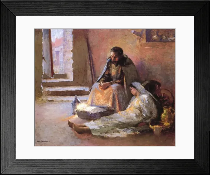 Framed Print : Melchers Gari - the Nativity Framed Print : Melchers Gari - the Nativity
