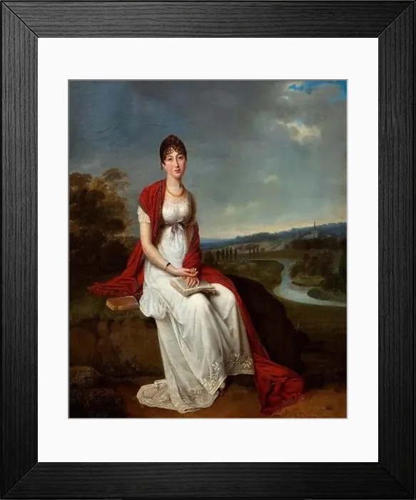 Framed Print : Adele Romany - Portrait of a Young Woman, 1804 (Marmottan Monet inv 1042) Framed Print : Adele Romany - Portrait of a Young Woman, 1804 (Marmottan Monet inv 1042)