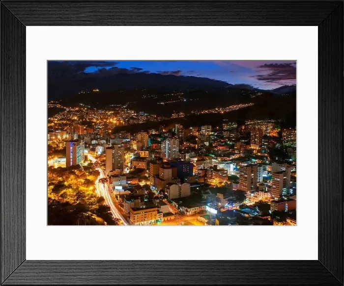 Framed Print : View from Cali Tower. CAM Centro Administrativo Municipal Framed Print : View from Cali Tower. CAM Centro Administrativo Municipal