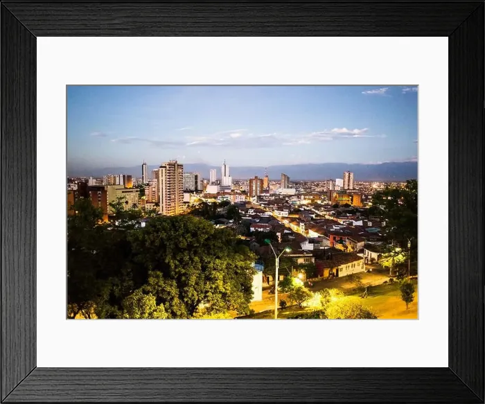 Framed Print : Panoramic view of Cali Framed Print : Panoramic view of Cali