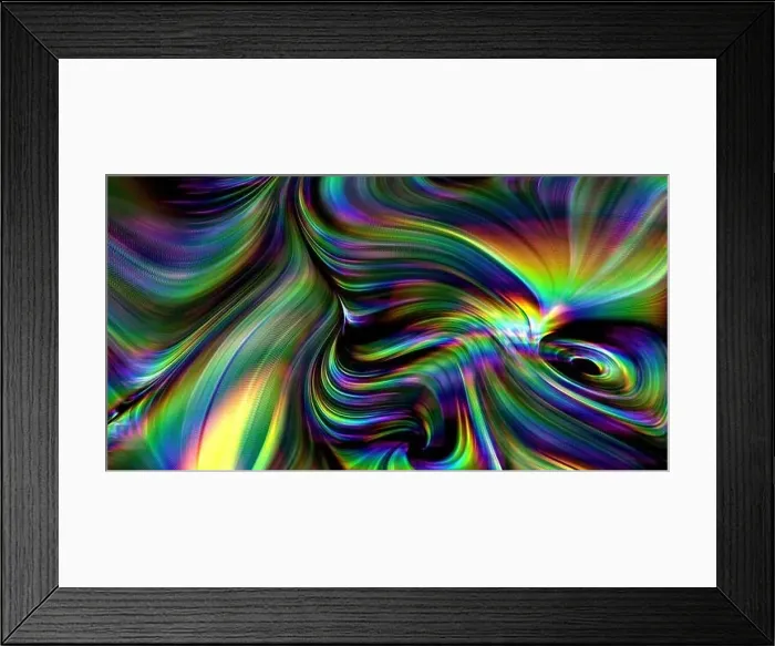 Framed Print : colorful dynamic trippy psychedelic background Framed Print : colorful dynamic trippy psychedelic background