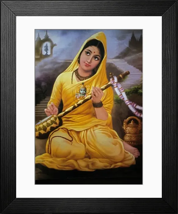 Framed Print : Poster of Mirabai Framed Print : Poster of Mirabai