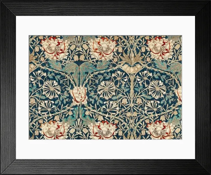 Framed Print : Honeysuckle (1876) by William Morris Framed Print : Honeysuckle (1876) by William Morris