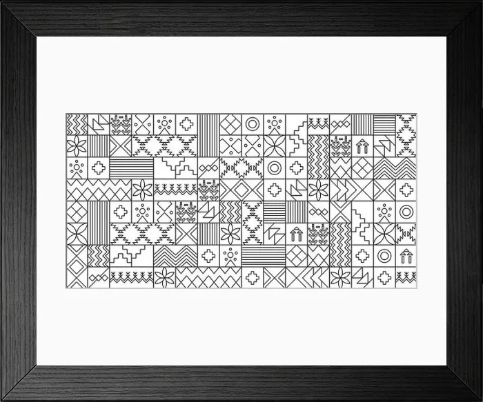 Framed Print : Saudi National Day Seamless Pattern Vector Framed Print : Saudi National Day Seamless Pattern Vector