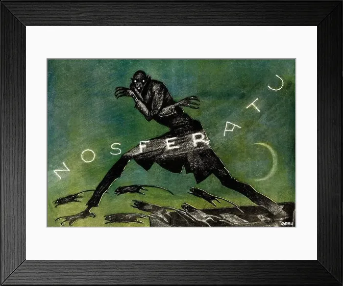 Framed Print : Nosferatu Nosferatu; eine Symphonie des Grauens Framed Print : Nosferatu Nosferatu; eine Symphonie des Grauens