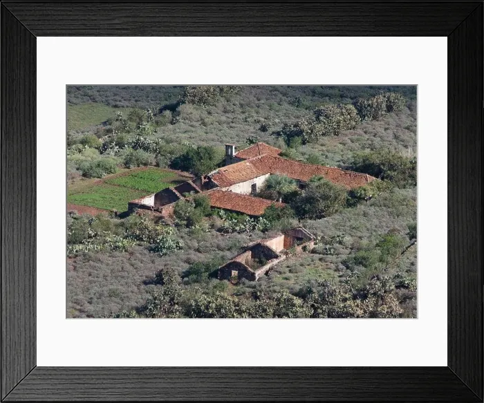 Framed Print : Abandoned monastery in the Anaga mountains of northern Tenerife in The Canary Islands