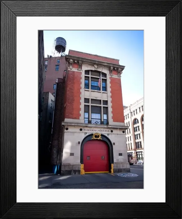 Framed Print : The fire station used in the movie Ghostbusters in Manhattan, New York City Framed Print : The fire station used in the movie Ghostbusters in Manhattan, New York City