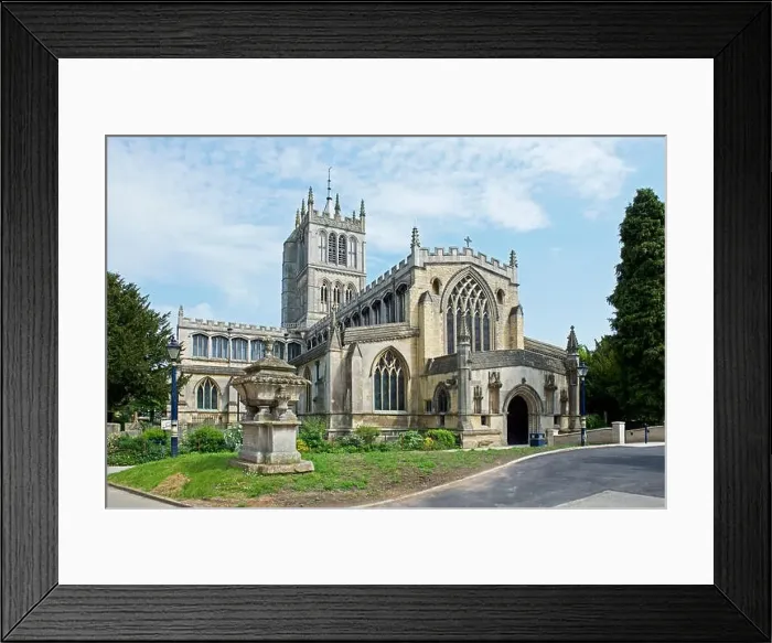 Framed Print : St Mary's Church, Melton Mowbray, Leicestershire, England UK