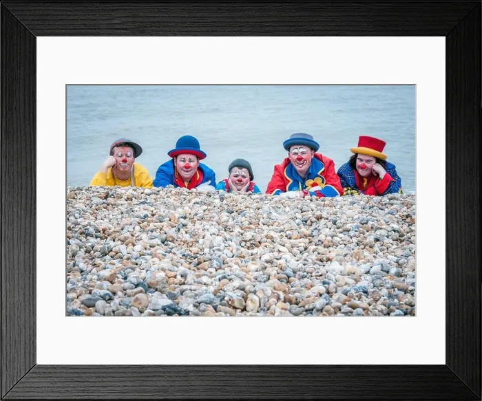 Framed Print : Clown convention in Bognor Regis Framed Print : Clown convention in Bognor Regis