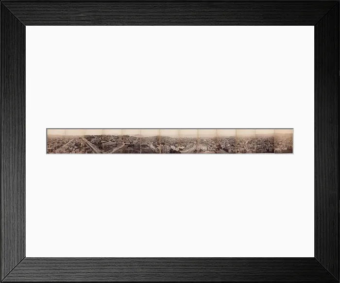 Framed Print : 69 Panorama of San Francisco by Eadweard Muybridge, 1878 Framed Print : 69 Panorama of San Francisco by Eadweard Muybridge, 1878