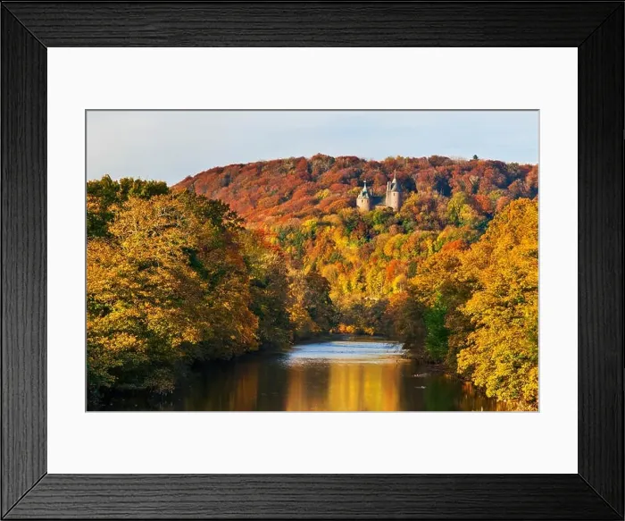 Framed Print : Castle Coch (Castell Coch) (The Red Castle) in autumn, Tongwynlais, Cardiff, Wales, United Kingdom Framed Print : Castle Coch (Castell Coch) (The Red Castle) in autumn, Tongwynlais, Cardiff, Wales, United Kingdom