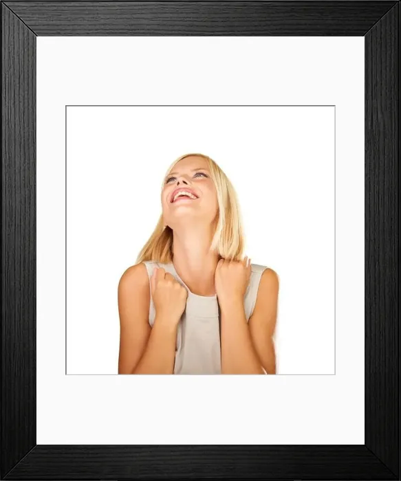 Framed Print : Stock market, bitcoin success and winner in business having a celebration after crypto profit on a png