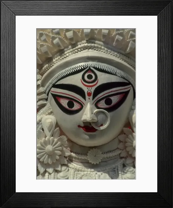 Framed Print : Goddess Durga idol India Framed Print : Goddess Durga idol India